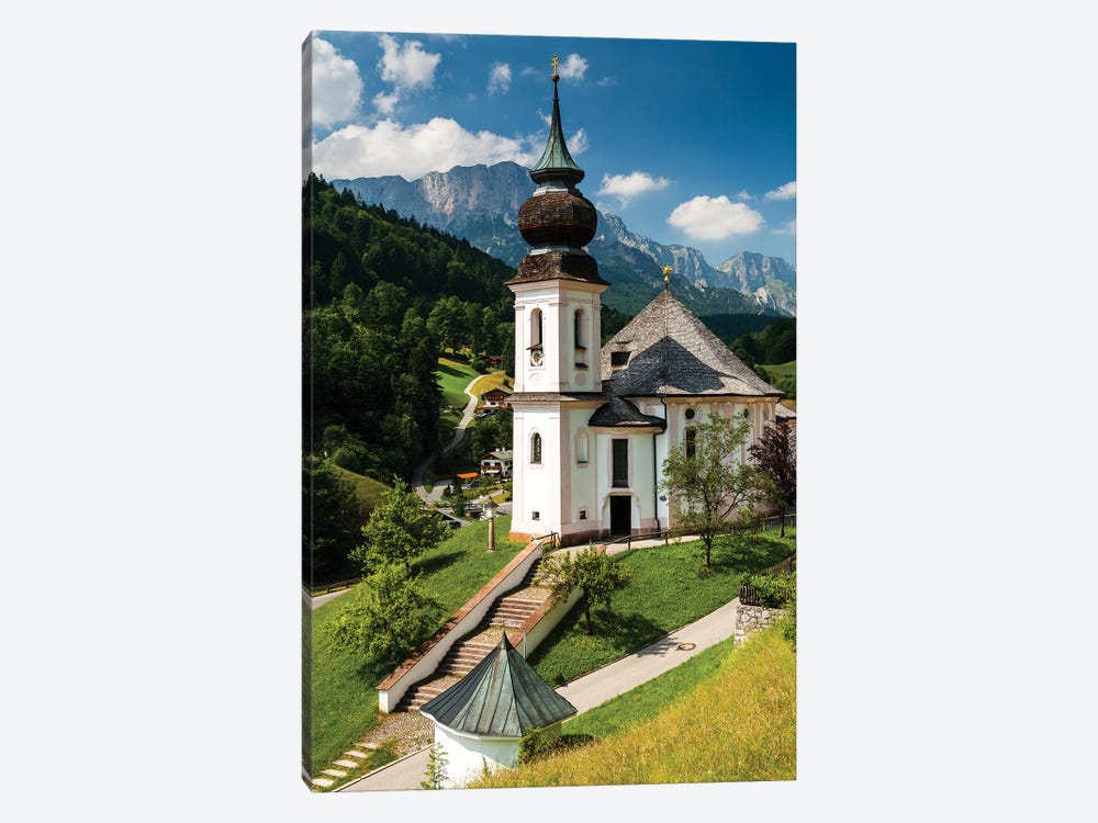 Germany, Alps, Bavaria, Maria Gern church, Berchtesgaden by Mikolaj Gospodarek 1-piece Canvas Art