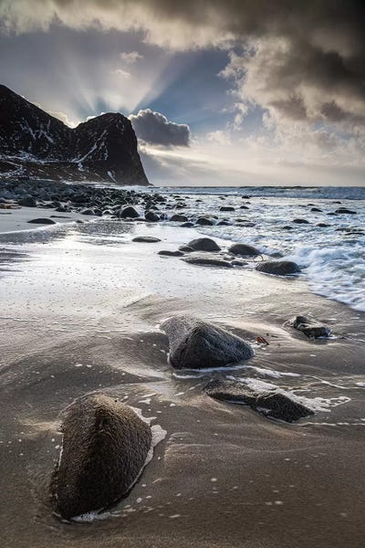 Rocky Beaches: Norway, Lofoten, Unstad II by Mikolaj Gospodarek