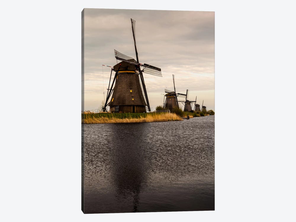 Netherlands, Kinderdijk, Windmills by Mikolaj Gospodarek 1-piece Canvas Art