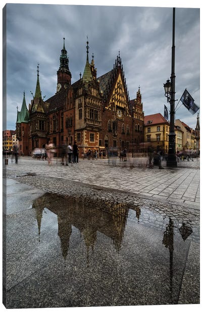 Poland, Wroclaw, Main Square I Canvas Art Print - Mikolaj Gospodarek