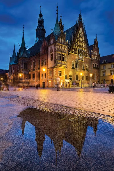 Poland, Wroclaw, Main Square II by Mikolaj Gospodarek canvas print
