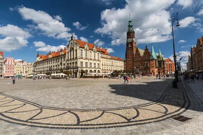 Poland, Wroclaw, Main Square III by Mikolaj Gospodarek metal wall art