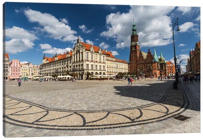 Poland, Wroclaw, Main Square III Canvas Art Print - Mikolaj Gospodarek