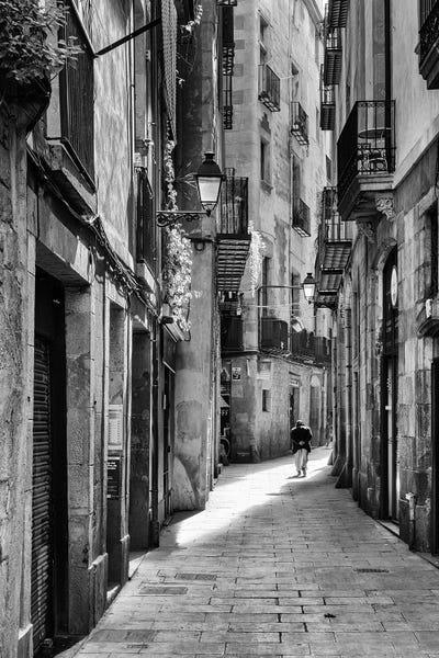 Black & White Scenic Art: Spain, Barcelona by Mikolaj Gospodarek