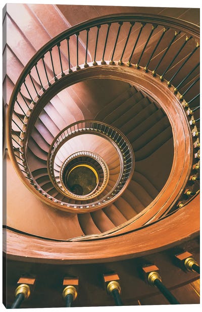 Staircase Canvas Art Print - Stairs & Staircases