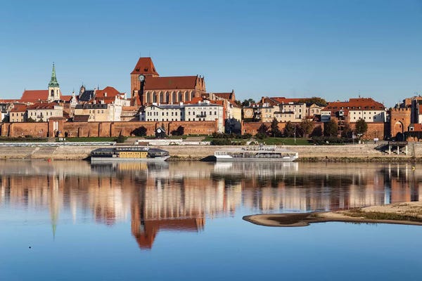 Poland: Torun, Vistula, City Landscape, Poland by Mikolaj Gospodarek