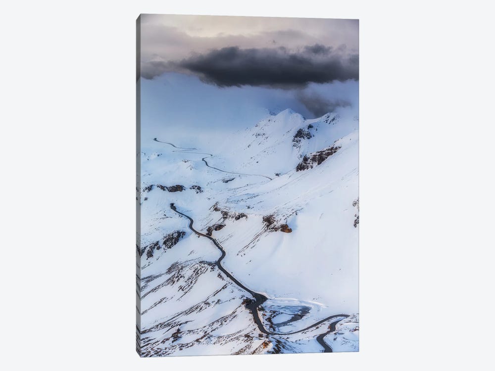 Grossglockner High Alpine Road. Winter. Austria by Mikolaj Gospodarek 1-piece Canvas Print