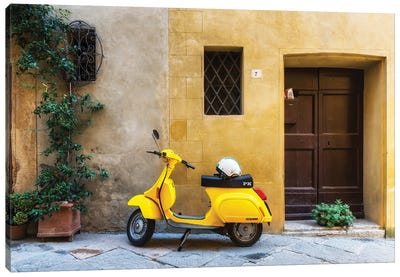 Scooter Vespa Canvas Art Print - Scooters