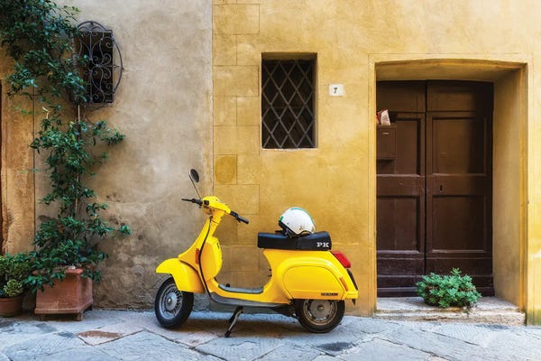 Scooters: Scooter Vespa by Mikolaj Gospodarek