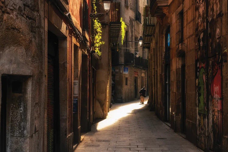 Street In Barcelona, Spain