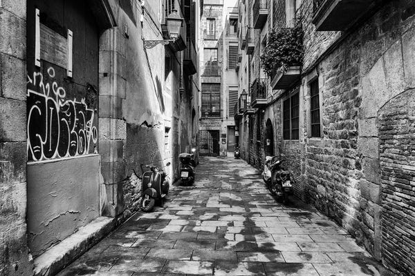 Catalonia: Old Town Of Barcelona, Spain by Mikolaj Gospodarek