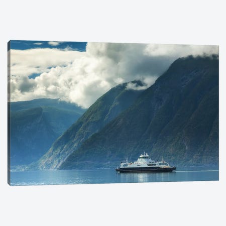 Ferry In Norway Canvas Print #LAJ491} by Mikolaj Gospodarek Canvas Art Print