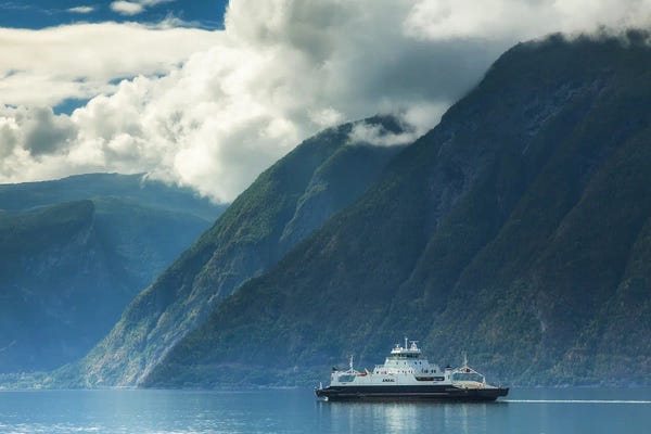 Norway: Ferry In Norway by Mikolaj Gospodarek