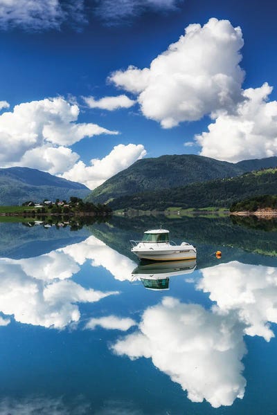 Norway: Boat In Norway by Mikolaj Gospodarek