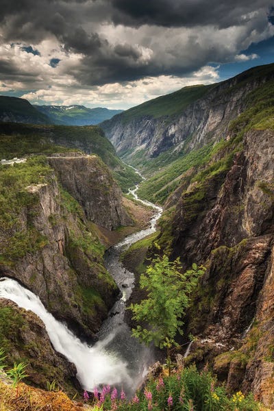 Vøringfossen, Waterfall In Norway
