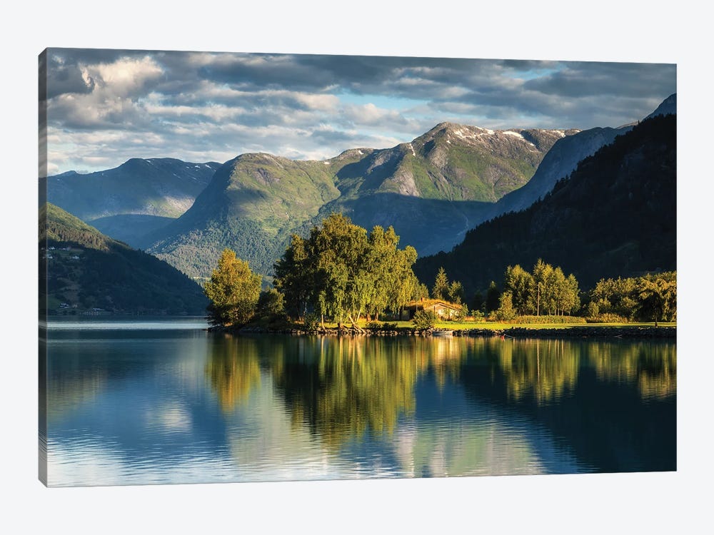 Hjelle, Oppstrynsvatnet Lake, Norway by Mikolaj Gospodarek 1-piece Canvas Art Print