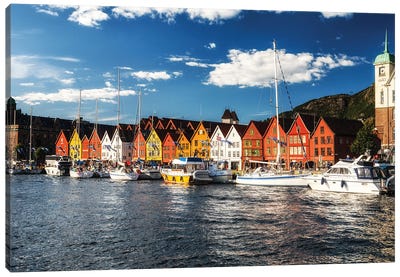 Bergen, Norway Canvas Art Print - Mikolaj Gospodarek