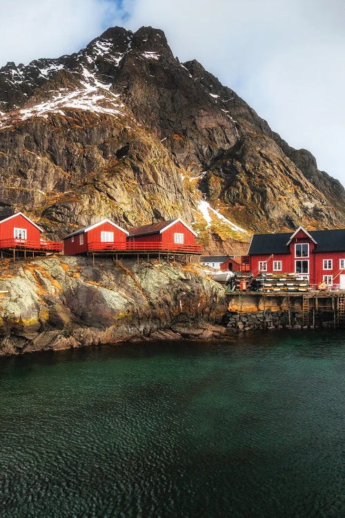 Fishermen's Cabins, Lofoten In Norway