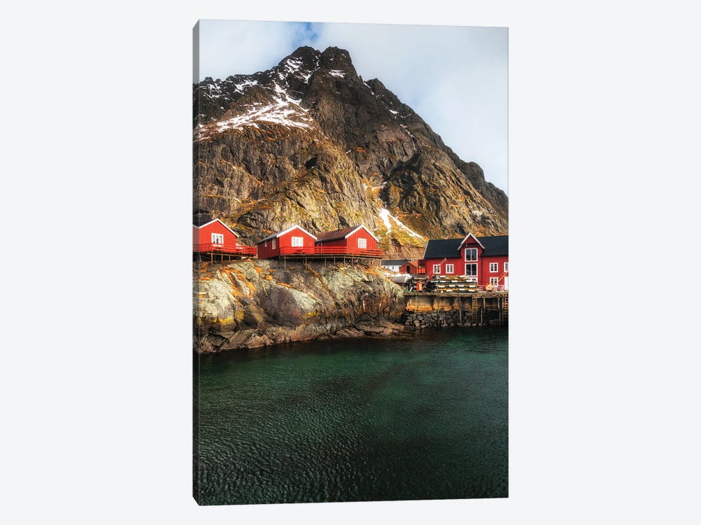 Fishermen's Cabins, Lofoten In Norway by Mikolaj Gospodarek 1-piece Canvas Art