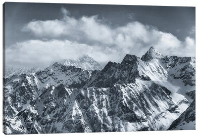 Alps - Winter In Austria Canvas Art Print - Mikolaj Gospodarek