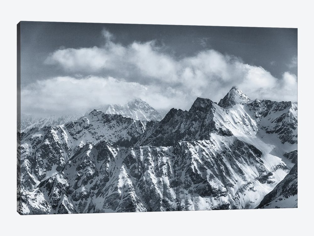 Alps - Winter In Austria by Mikolaj Gospodarek 1-piece Canvas Art Print