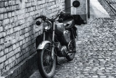 Old Motorcycle - Simson by Mikolaj Gospodarek canvas print