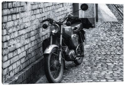 Old Motorcycle - Simson Canvas Art Print