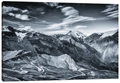 Grossglockner High Alpine Road, Alps, Austria Canvas Art Print - Austria Art
