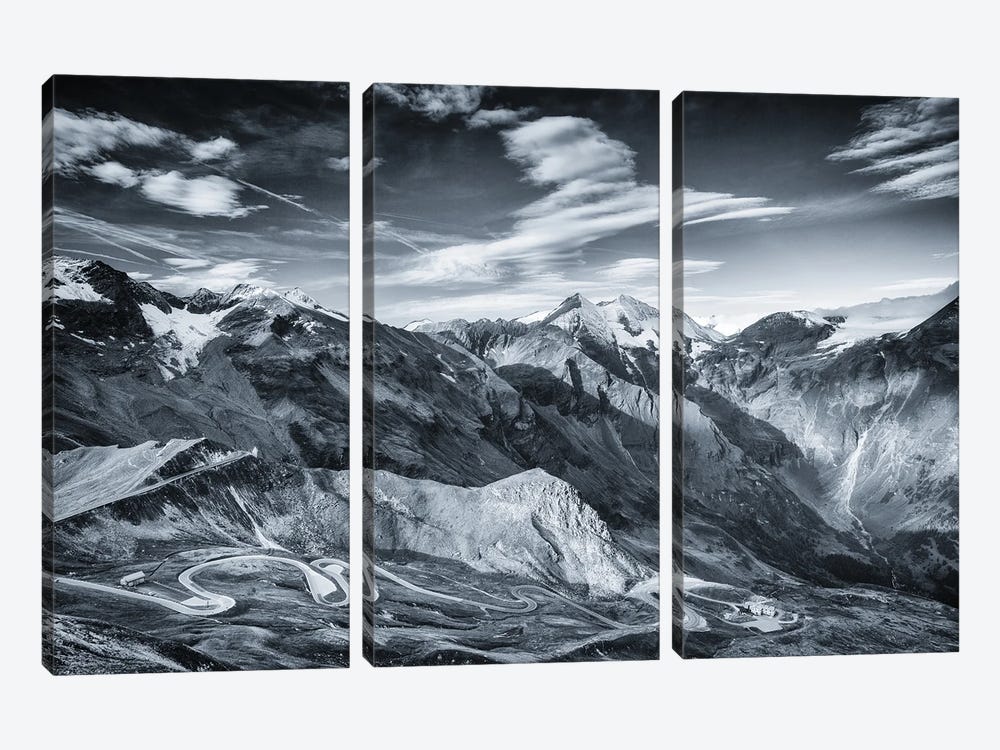 Grossglockner High Alpine Road, Alps, Austria by Mikolaj Gospodarek 3-piece Art Print