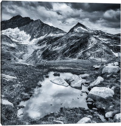 The Weissee Gletscherwelt, High Tauern, Alps, Austria Canvas Art Print