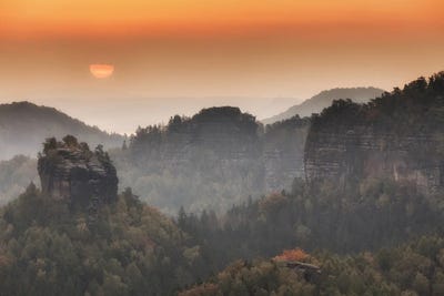 Autumn In Saxon Switzerland, Germany by Mikolaj Gospodarek art print
