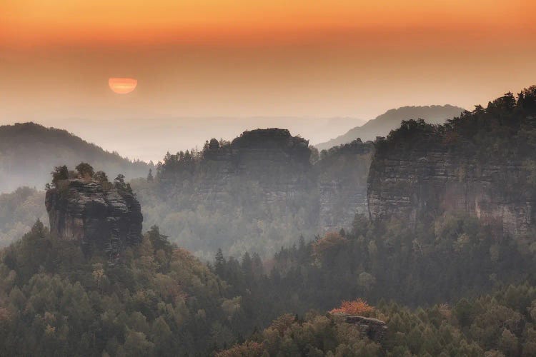 Autumn In Saxon Switzerland, Germany