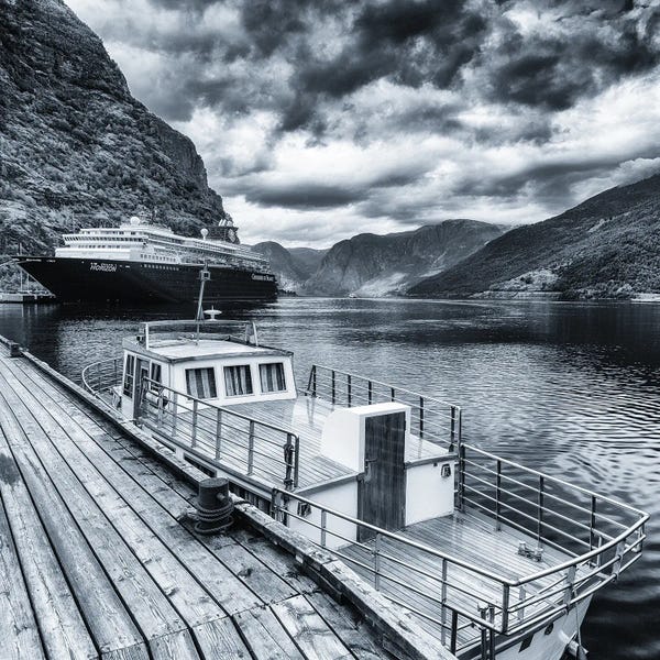 Norway: Flåm Harbour, Norway by Mikolaj Gospodarek