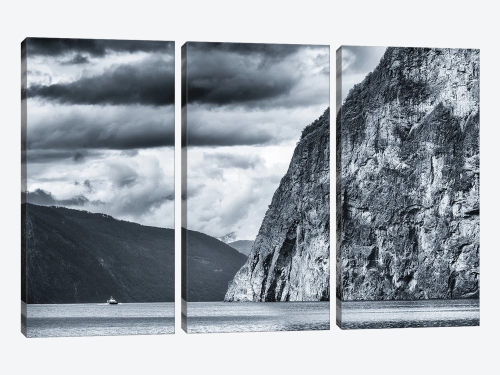 Aurlandsfjord, Norway by Mikolaj Gospodarek 3-piece Canvas Print