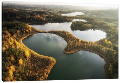 Jaczno Lake - Suwalskie Region In Poland Canvas Art Print - Mikolaj Gospodarek