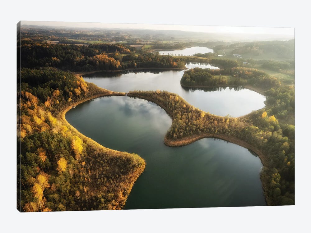 Jaczno Lake - Suwalskie Region In Poland by Mikolaj Gospodarek 1-piece Canvas Artwork