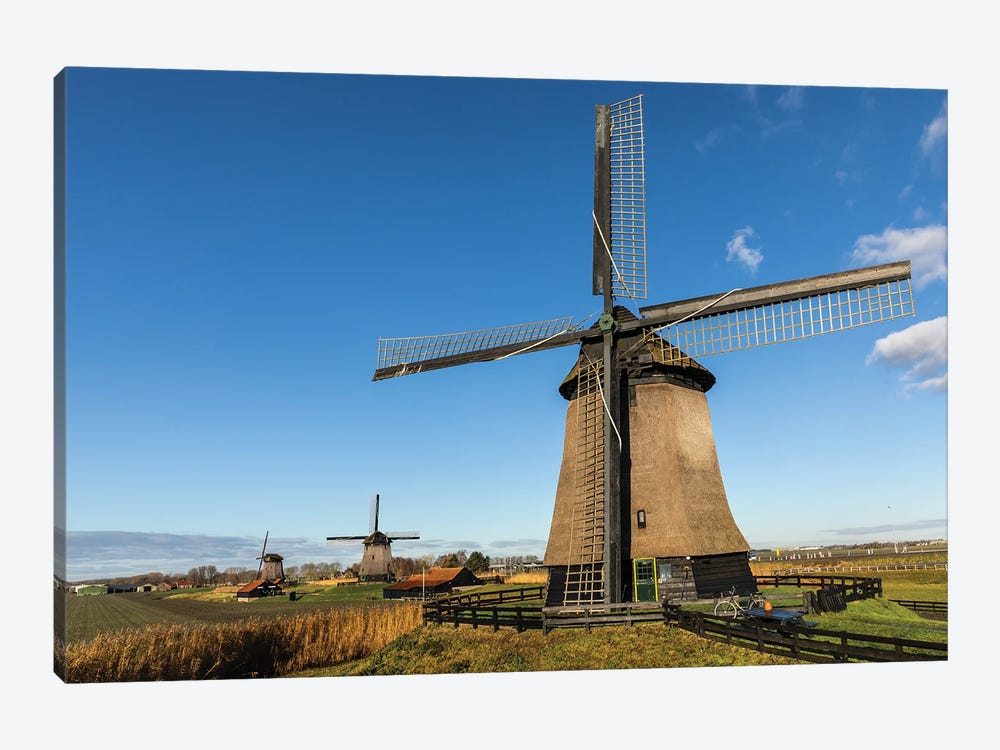 Windmill - Netherlands by Mikolaj Gospodarek 1-piece Canvas Print