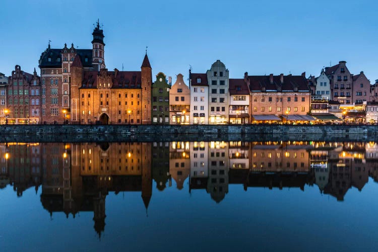 Poland, Gdansk, Motlawa River, Old Town