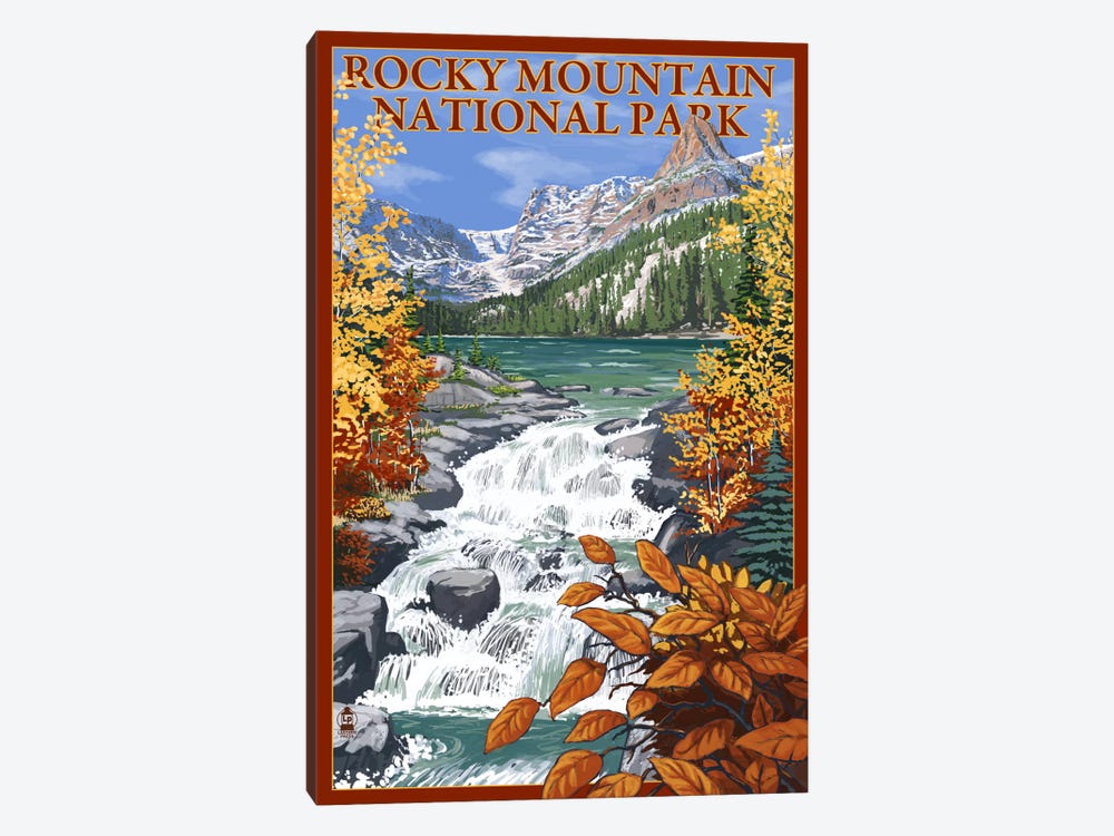 Rocky Mountain National Park (Odessa Lake) by Lantern Press 1-piece Canvas Art