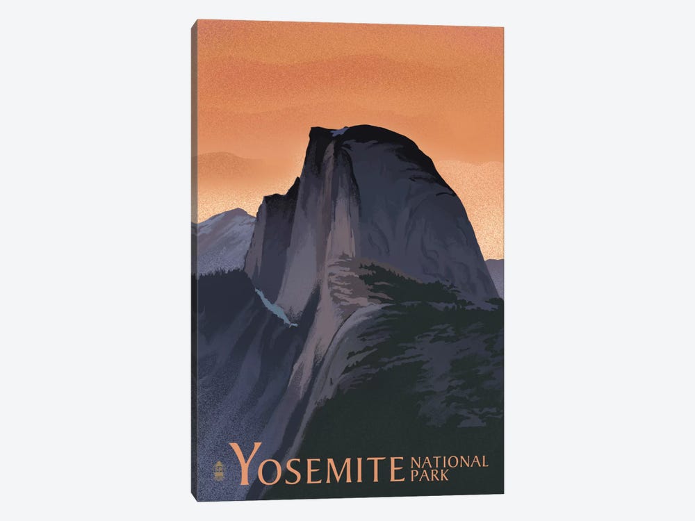 Yosemite National Park (Half Dome) 1-piece Canvas Wall Art