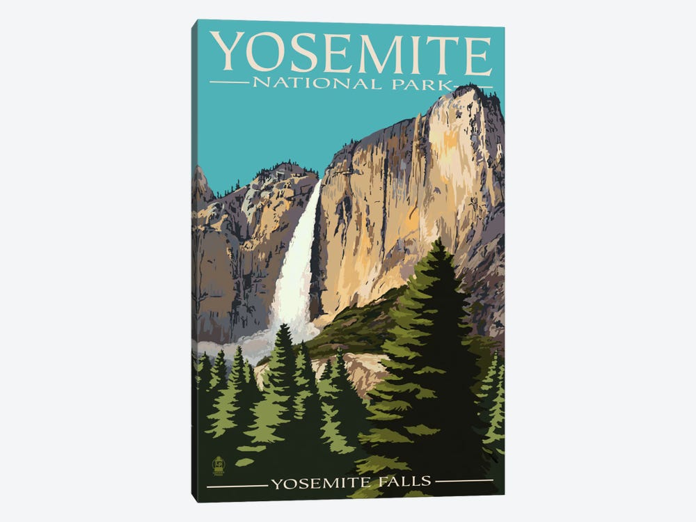 Yosemite National Park (Yosemite Falls II) 1-piece Canvas Wall Art