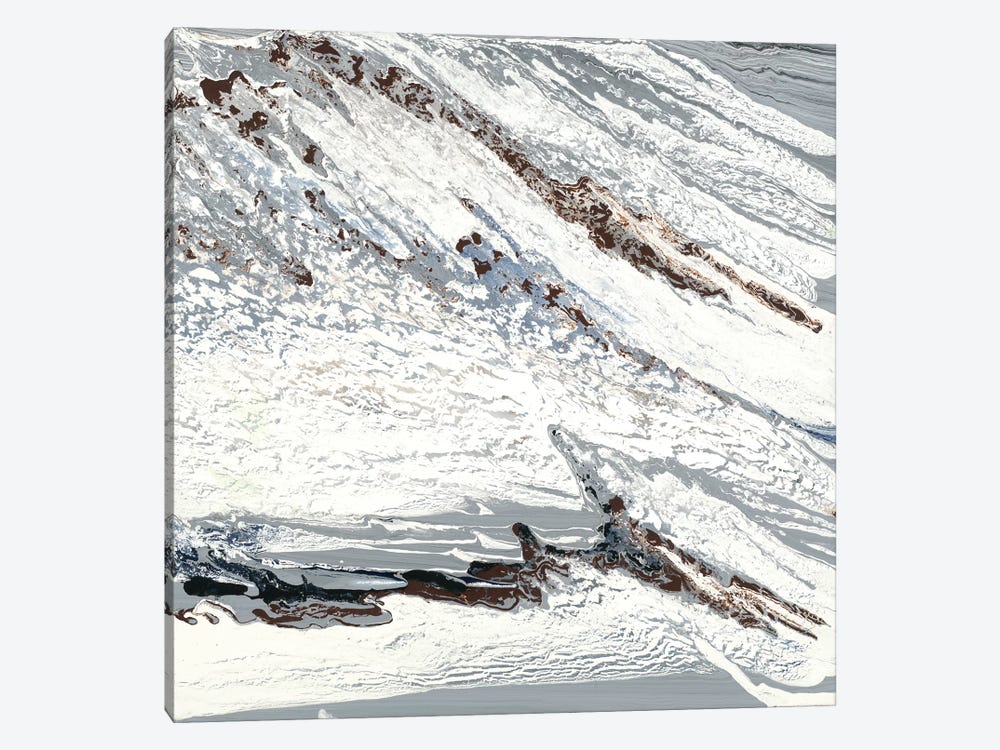 Gray Marble by Corrie LaVelle 1-piece Canvas Art