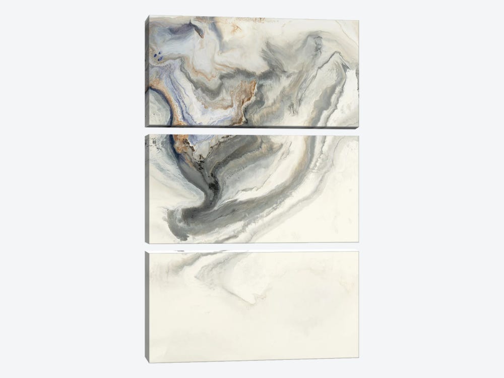 Untitled Gray/Brown by Corrie LaVelle 3-piece Canvas Artwork