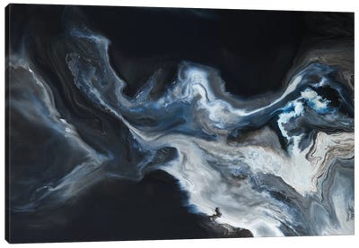 Interstellar Depths Canvas Art Print - Agate, Geode & Mineral Art