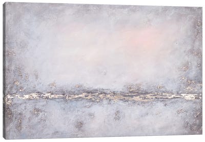 Winter Silence Canvas Art Print - Silver Art