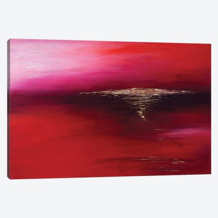 Scarlet Sunset Canvas Print #LAX19} by Leena Amelina Canvas Artwork