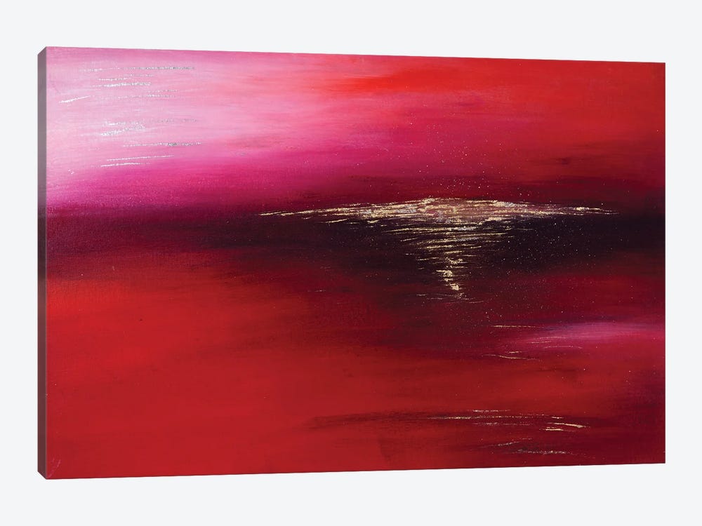 Scarlet Sunset by Leena Amelina 1-piece Canvas Wall Art