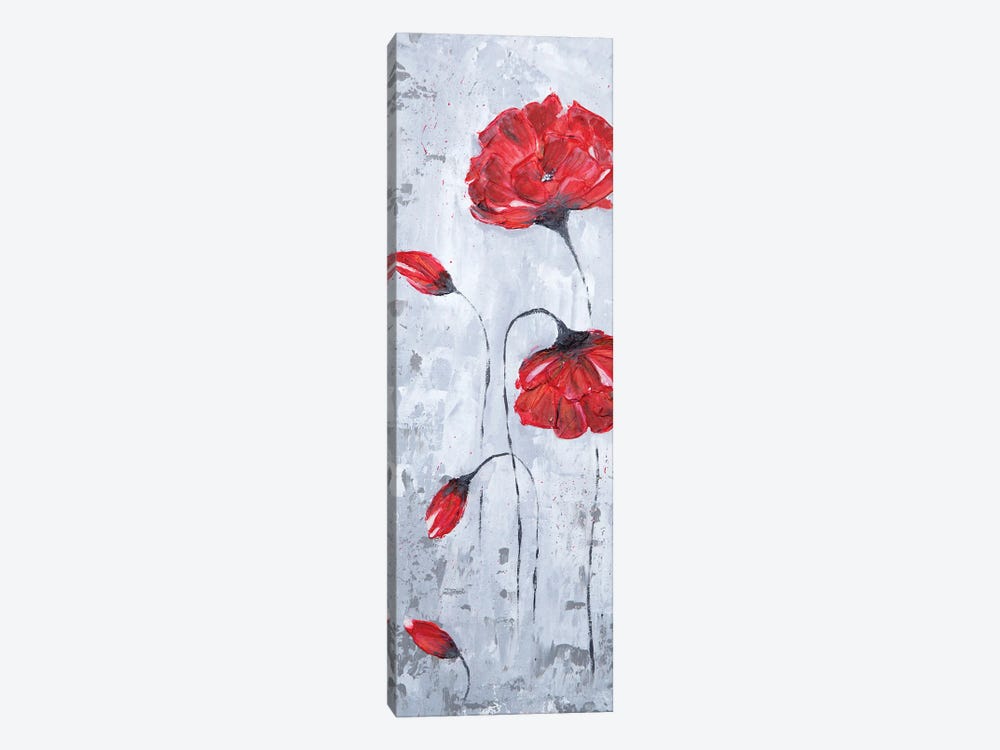 Poppies by Leena Amelina 1-piece Canvas Print