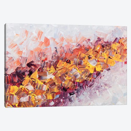 Autumn Abstraction Canvas Print #LAX32} by Leena Amelina Canvas Artwork