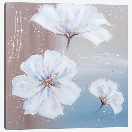 Flower Arrangement With Potal Canvas Print #LAX35} by Leena Amelina Canvas Art Print